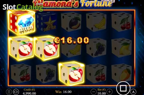 Οθόνη3. Diamond's Fortune Dice Κουλοχέρης 