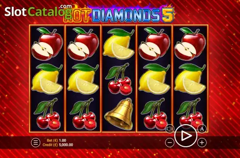 Οθόνη2. Hot Diamonds 5 Κουλοχέρης