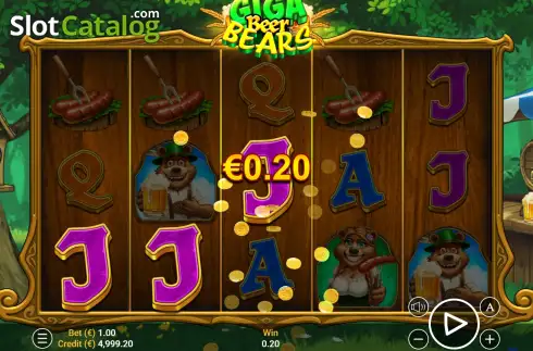 Οθόνη3. Giga Beer Bears Κουλοχέρης