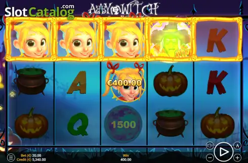Οθόνη3. Abby and the Witch Hold and Win Κουλοχέρης