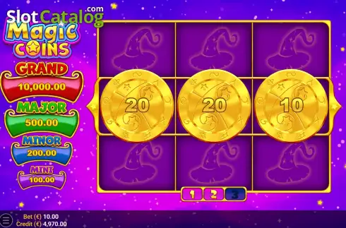 Οθόνη3. Magic Coins Κουλοχέρης