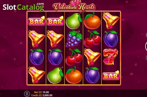 Οθόνη2. Valentine Hearts Κουλοχέρης