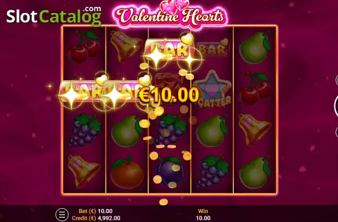 Οθόνη3. Valentine Hearts Κουλοχέρης