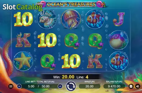 Οθόνη3. Oceans Treasures Κουλοχέρης