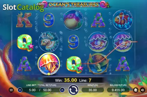 Οθόνη4. Oceans Treasures Κουλοχέρης
