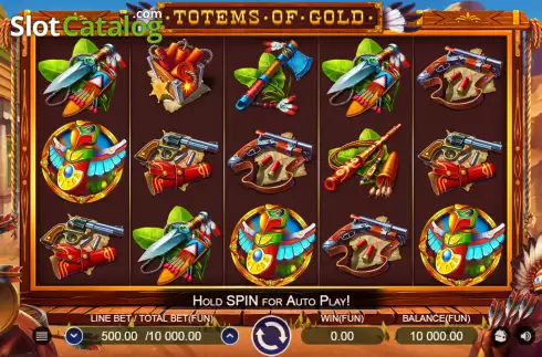 Οθόνη2. Totems of Gold Κουλοχέρης 