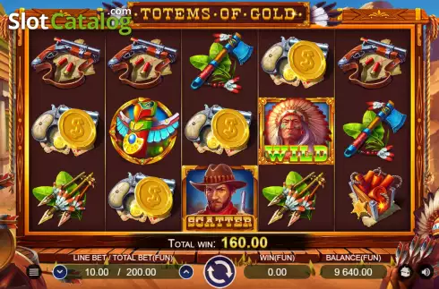 Οθόνη4. Totems of Gold Κουλοχέρης 