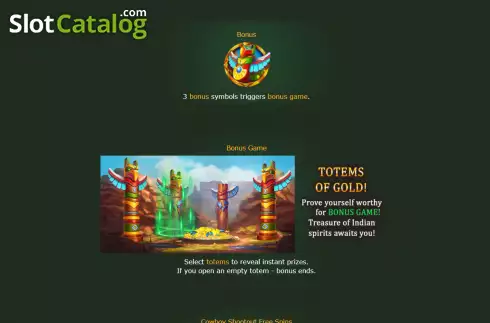 Οθόνη6. Totems of Gold Κουλοχέρης 