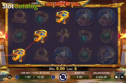 Οθόνη3. Book of Hor (Zillion Games) Κουλοχέρης