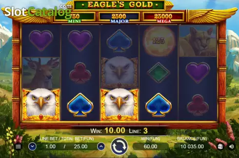 Οθόνη3. Eagle's Gold Κουλοχέρης