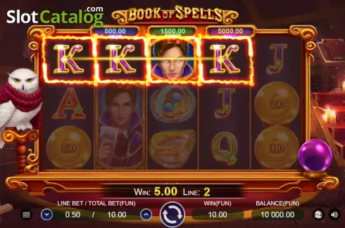 Οθόνη3. Book of Spells (Zillion Games) Κουλοχέρης 