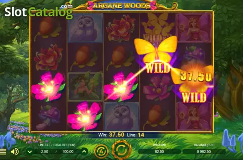 Οθόνη3. Arcane Woods Κουλοχέρης
