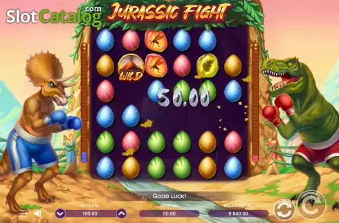 Οθόνη3. Jurassic Fight Κουλοχέρης
