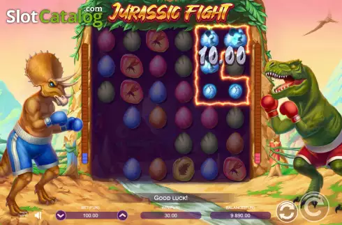Οθόνη4. Jurassic Fight Κουλοχέρης