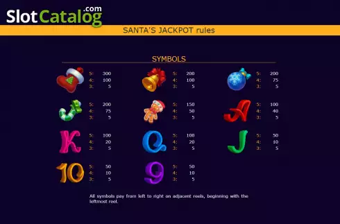 Οθόνη5. SantaS Jackpot Κουλοχέρης