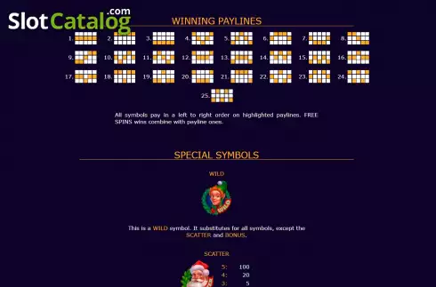Οθόνη6. SantaS Jackpot Κουλοχέρης