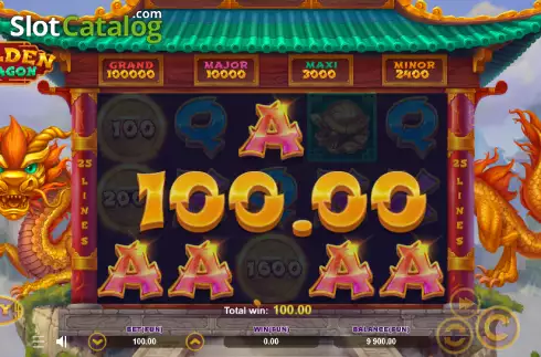 Οθόνη3. Golden Dragon (Zillion Games) Κουλοχέρης 