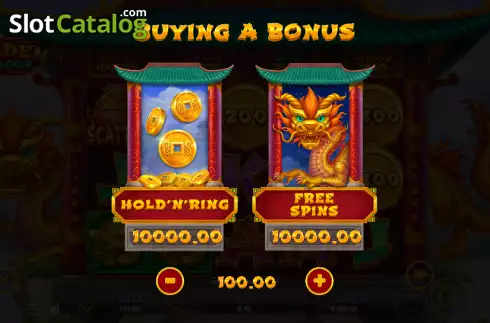 Οθόνη4. Golden Dragon (Zillion Games) Κουλοχέρης 