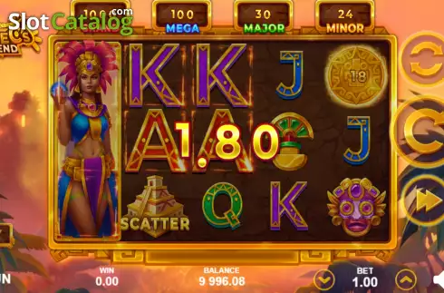 Οθόνη4. Aztec's Legend (Zillion Games) Κουλοχέρης