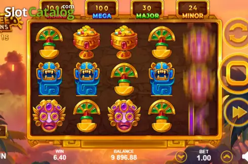 Οθόνη6. Aztec's Legend (Zillion Games) Κουλοχέρης