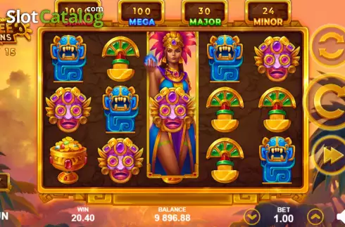 Οθόνη7. Aztec's Legend (Zillion Games) Κουλοχέρης