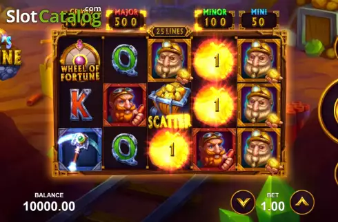 Οθόνη2. Miner's Fortune Κουλοχέρης
