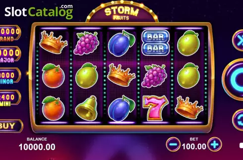 Οθόνη2. Storm Fruits Κουλοχέρης