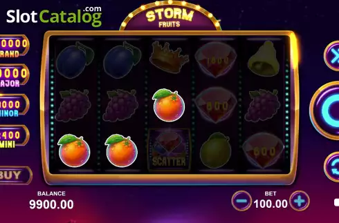 Οθόνη3. Storm Fruits Κουλοχέρης