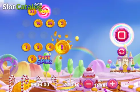 Οθόνη3. Candy Strike Κουλοχέρης