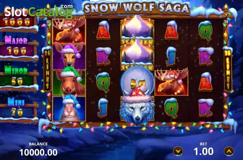 Οθόνη2. Snow Wolf Saga Κουλοχέρης