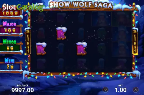Οθόνη3. Snow Wolf Saga Κουλοχέρης