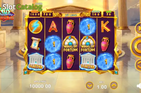 Οθόνη2. Zeus Treasures Κουλοχέρης