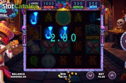 Οθόνη3. Skull Carnival Κουλοχέρης
