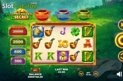 Οθόνη2. Leprechaun's Secret Κουλοχέρης