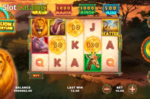 Οθόνη2. Golden Lion: Wheel of Fortune Κουλοχέρης
