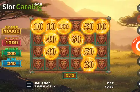 Οθόνη3. Golden Lion Wild Savanna Κουλοχέρης