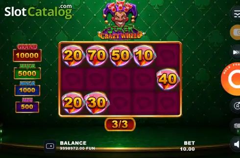 Οθόνη3. Joker Crazy Wheel Κουλοχέρης 