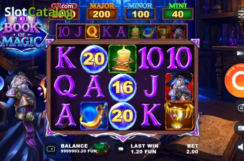 Οθόνη2. Book of Magic (Zillion Games) Κουλοχέρης 