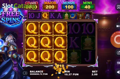 Οθόνη3. Book of Magic (Zillion Games) Κουλοχέρης 