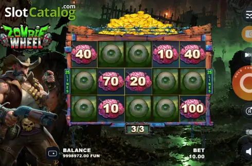 Οθόνη3. Zombie Wheel Κουλοχέρης 