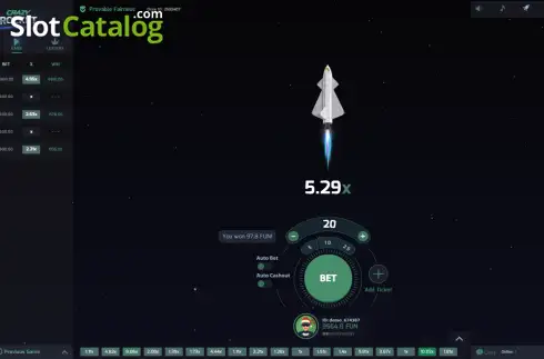Οθόνη3. Crazy Rocket Κουλοχέρης