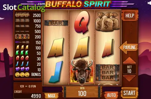 Οθόνη3. Buffalo Spirit (3x3) Κουλοχέρης