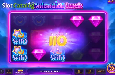 Οθόνη3. Celestial Luck Κουλοχέρης