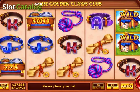 Οθόνη2. The Golden Claws Club Κουλοχέρης