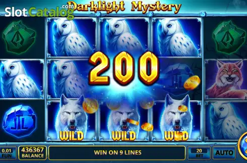 Οθόνη3. Darklight Mystery Κουλοχέρης