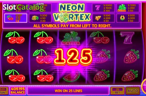 Οθόνη3. Neon Vortex Κουλοχέρης