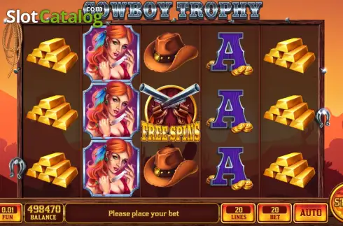 Οθόνη2. Cowboy Trophy Κουλοχέρης