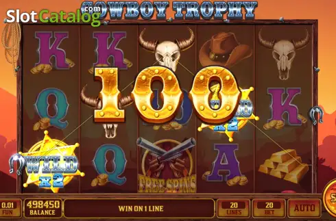 Οθόνη3. Cowboy Trophy Κουλοχέρης