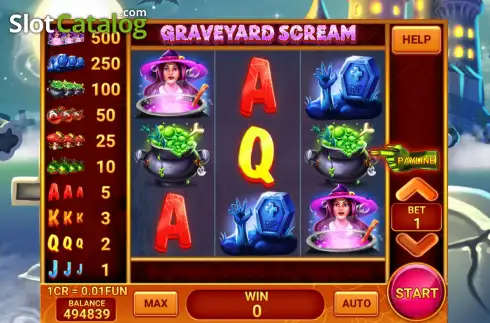 Οθόνη2. Graveyard Scream (3x3) Κουλοχέρης