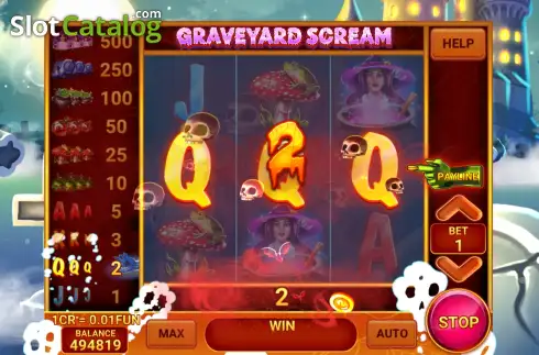 Οθόνη3. Graveyard Scream (3x3) Κουλοχέρης